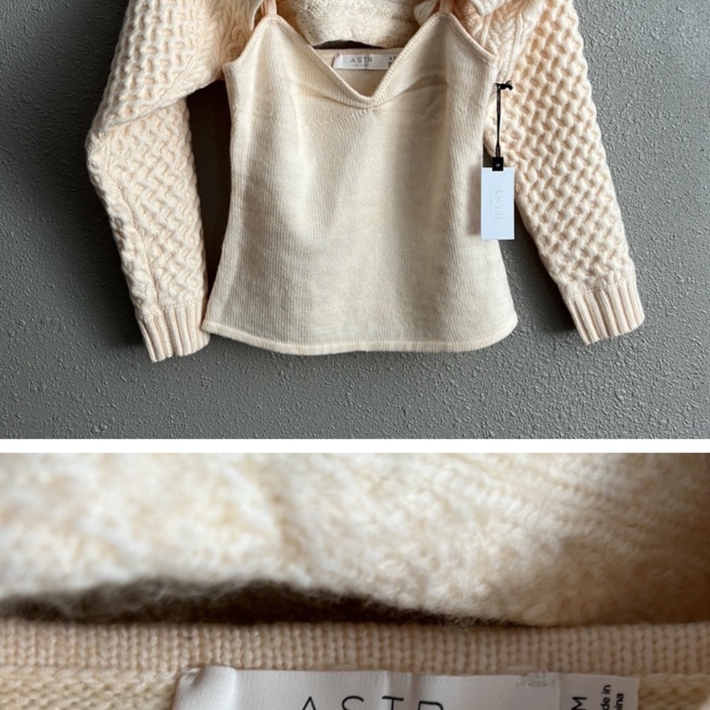 New ASTR sweater with tank